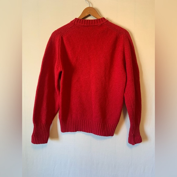 VINTAGE Made in Ireland L.L. Bean Wool Sweater - Picture 7 of 8